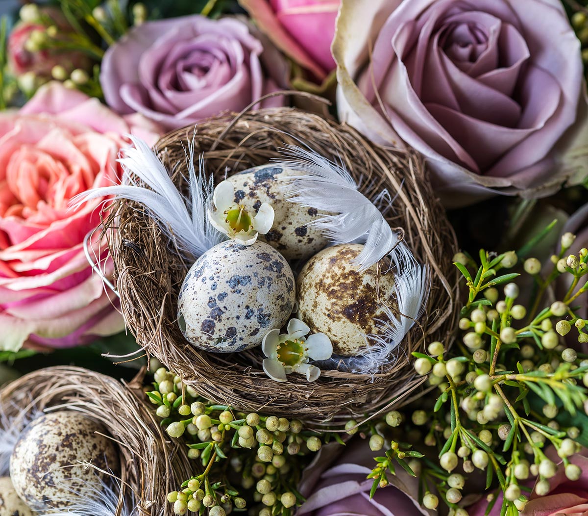 Osterdeko selbst basteln aus Naturmaterialien