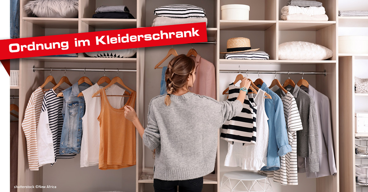 Ordnung im Kleiderschrank