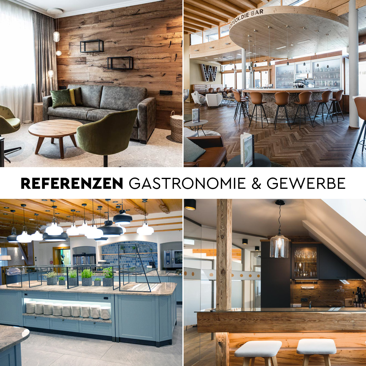 Faustmann Möbelmanufaktur Referenzen Gastronomie Gewerbe