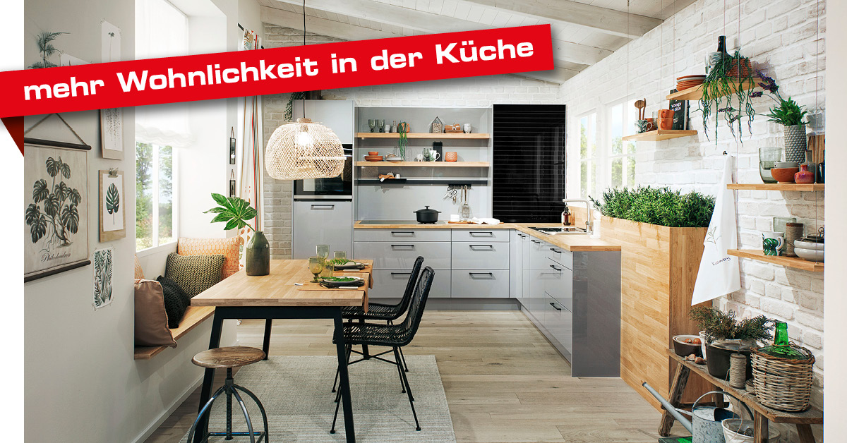 Wohnlichkeit in der Küche