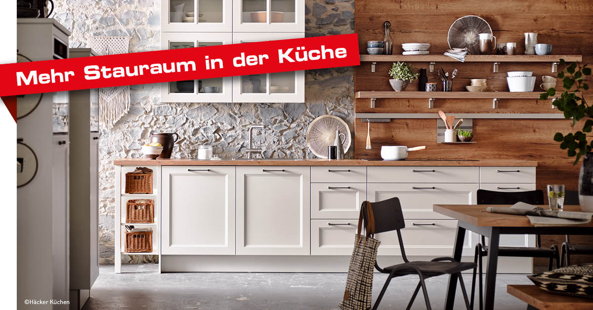 Mehr Stauraum in der Küche
